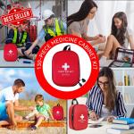 130-Piece Travel First Aid Kit for Everyone