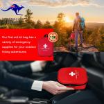 130-Piece First Aid Kit for Family Safety