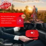 130-Piece Travel First Aid Kit for Everyone