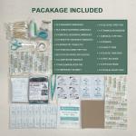 92-Piece Emergency First Aid Kit for Camping