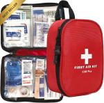 130-Piece First Aid Kit for Family Safety