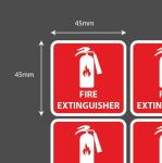 16-Pack Waterproof Safety Signs for Camping