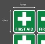 16-Pack Waterproof Safety Signs for Camping