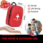 130-Piece Travel First Aid Kit for Everyone