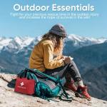 338-Piece Emergency First Aid Kit for Camping
