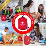 130-Piece First Aid Kit for Family Safety