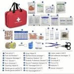 338-Piece Emergency First Aid Kit for Camping