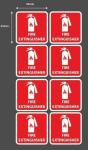 16-Pack Waterproof Safety Signs for Camping