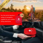 130-Piece First Aid Kit for Family Safety