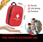130-Piece First Aid Kit for Family Safety