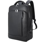 Tiding Leather Expandable Backpack for Travel and Work