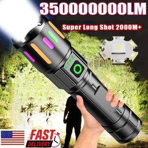 Super Bright 350000000 Lumen LED Tactical Flashlight