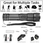 Ultra-Bright 90000LM Rechargeable Tactical Flashlight