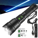 Super Bright 50000000 Lumens Rechargeable Tactical Flashlight