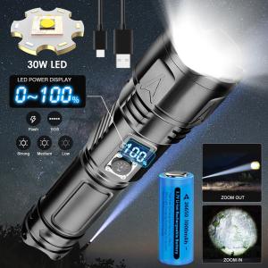 Super Bright 5000000 Lumen Rechargeable Tactical Flashlight