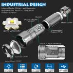 Super Bright 5000000 Lumen Rechargeable Tactical Flashlight