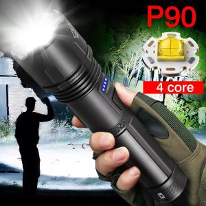 Super Bright 1,000,000 Lumens Rechargeable Tactical Flashlight