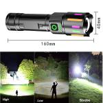 Super Bright 350000000 Lumen LED Tactical Flashlight