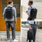 Tiding Leather Expandable Backpack for Travel and Work
