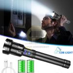 Super Bright 350000000 Lumen Rechargeable LED Flashlight