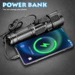 Super Bright 5000000 Lumen Rechargeable Tactical Flashlight