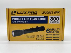 LuxPro 300 Lumen LED Flashlight with Tack Grip