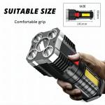 Bright USB Rechargeable Tactical Camping Flashlight