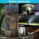 Super Bright 50000000 Lumens Rechargeable Tactical Flashlight