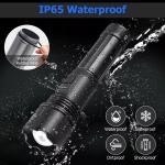 Super Bright 1,000,000 Lumens Rechargeable Tactical Flashlight
