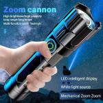 Mini Rechargeable Super Bright Zoomable LED Flashlight