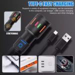 Super Bright 350,000 Lumen LED Tactical Flashlight