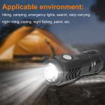Super Bright Mini Tactical Flashlight with USB Charging