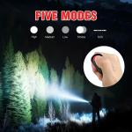 Super Bright Waterproof LED Flashlights - 5 Modes