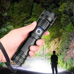90000LM Rechargeable LED Tactical Flashlight