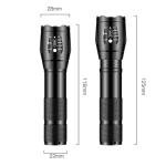 Bright Tactical LED Flashlight with 5 Zoom Modes