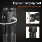 Super Bright Mini Tactical Flashlight with USB Charging