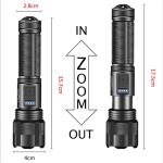 Super Bright 9000000 Lumens Rechargeable Tactical Flashlight