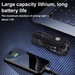 Super Bright Mini Tactical Flashlight with USB Charging