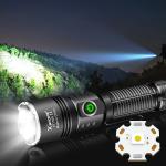 Rechargeable 5000000 Lumen Tactical LED Flashlight