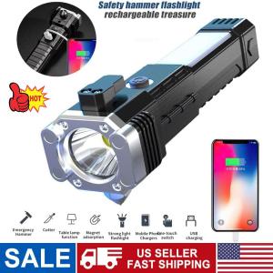Bright Rechargeable Tactical LED Flashlight for Camping