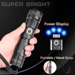 90000LM Rechargeable LED Tactical Flashlight