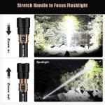 SKYFIRE 1500000LM Rechargeable Waterproof Flashlight