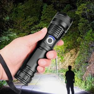 Ultra-Bright 90000LM Rechargeable Tactical Flashlight