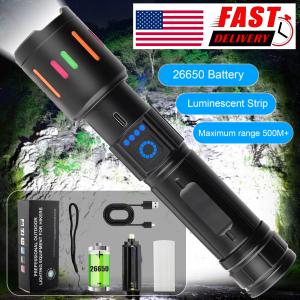 Super Bright 350000000 Lumen Rechargeable LED Flashlight