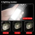 Bright Rechargeable Tactical LED Flashlight for Camping