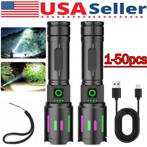 Super Bright 35000000 Lumen LED Tactical Flashlight