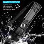 90000LM Rechargeable LED Tactical Flashlight