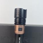 SKYFIRE High Lumens USB Rechargeable LED Flashlight