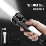 Bright Rechargeable Tactical LED Flashlight for Camping