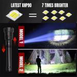 Super Bright XHP90.2 LED Tactical Flashlight